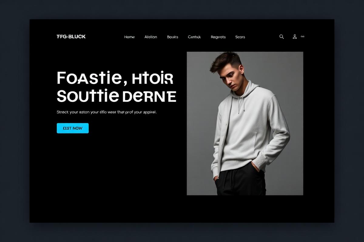 TFG Black website preview